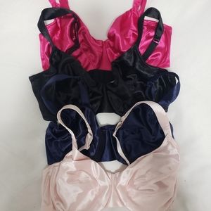 Vintage 90's Victoria's Secret Second Skin Liquid Satin Miracle Bra Lot